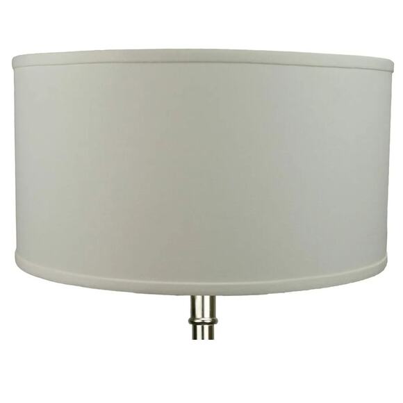 Fenchel17" Top Diameter x 17" Bottom Diameter 9" Height Cylinder Drum Lampshade - Picture 4 of 5